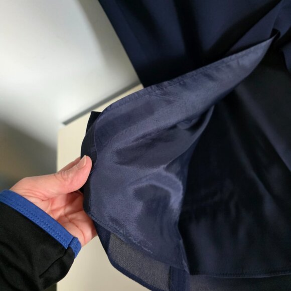 EUC Beautiful R & M Richards Navy Formal/Mother of the Bride Dress (2 piece) - Picture 7 of 12